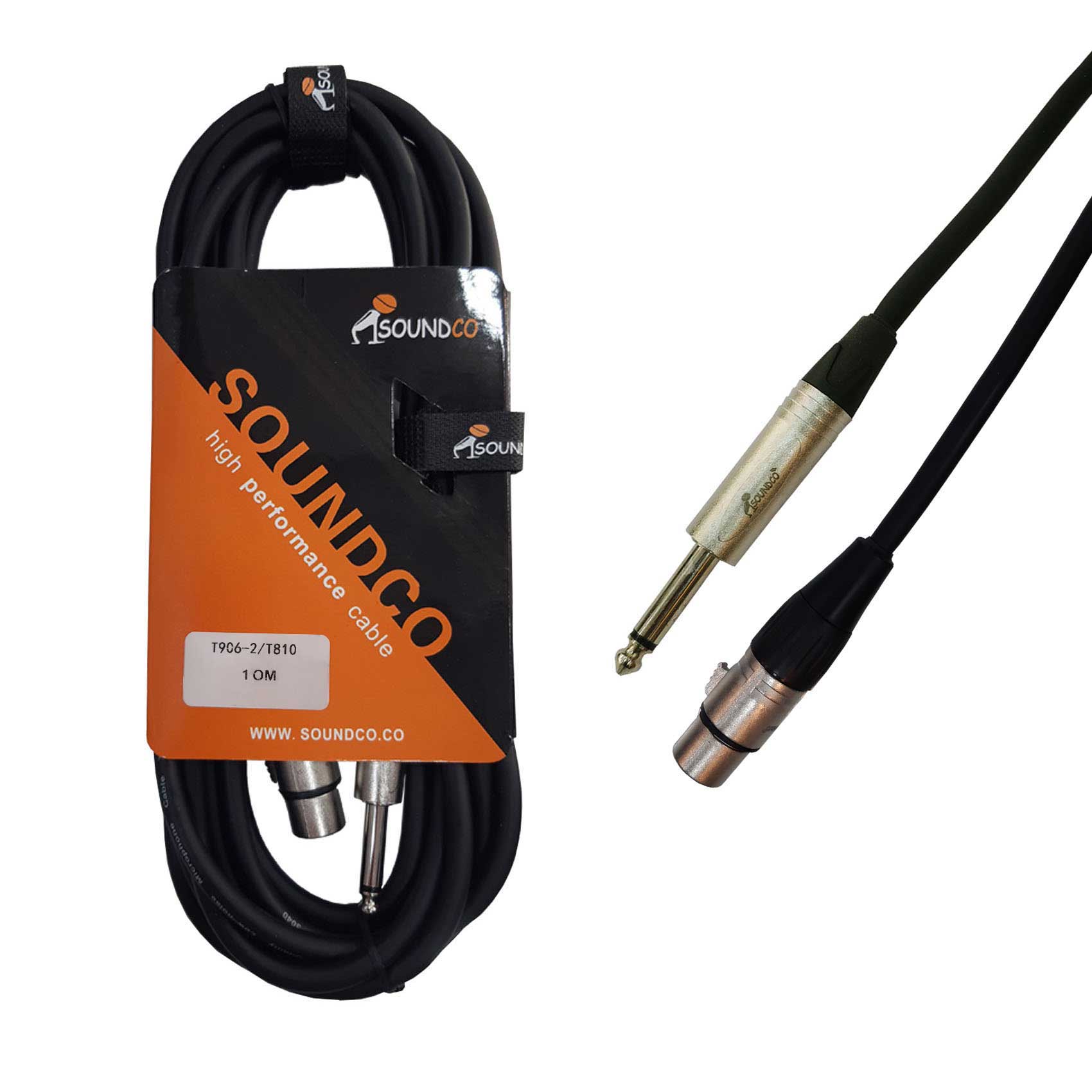 XLR to TS 10m Cable