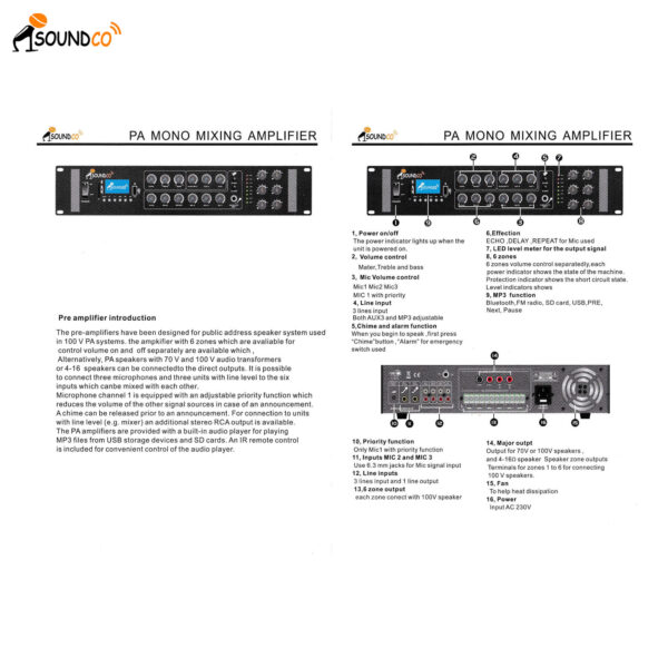 PM-6300 PA Amplifier-5